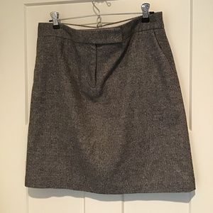 J.Crew gray heather wool skirt - size 10